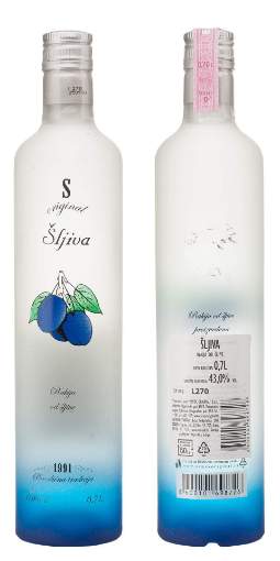 Picture of *ŠLJIVOVICA S-LINE RAKIJA SIMEX 0. 70L ALK.43% -6/1-