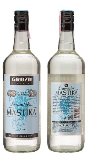 Picture of *MASTIKA 1.00L STRUMIČKA RAKIJA 43% GROZD -12/1-