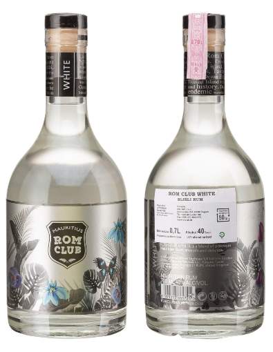 Picture of *RUM ROM CLUB WHITE MAURITIUS 0.7L -6/1-