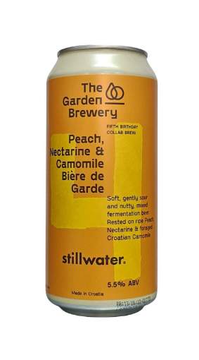 Picture of *PIVO GARDEN 0.44L PEACH,NECTARINE & CAMOMILE BIERE DE GARDE  -24/1-  5.5%ALC STILLWATER LIMENKA