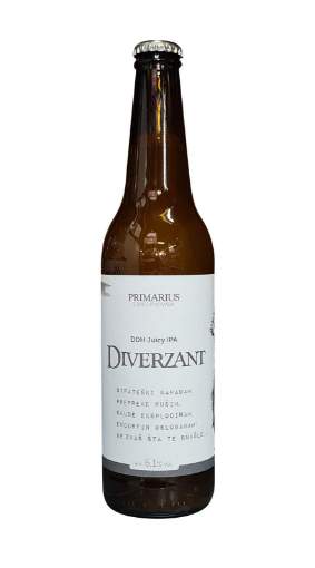 Picture of *PIVO PRIMARIUS DIVERZANT 0.50L -20/1-  6.1%ALC DDH JUICY IPA