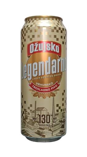 Picture of N-*PIVO OŽUJSKO 0.50L LEGENDARNO -24/1-  LIMENKA