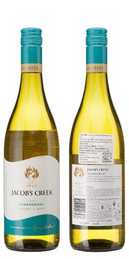 Picture of *CHARDONNAY JACOB'S CREEK 0.75L ZP SUHO 2021 -6/1-