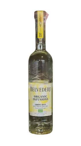 Picture of N-*VODKA BELVEDERE ORGANIC INFUSION 0.7L LIMUN & BOSILJAK