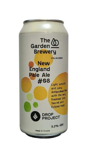 Picture of *PIVO GARDEN 0.44L NEW ENGLAND #08 -24/1-  6.5%ALC PALE ALE DROP PROJECT