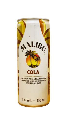 Picture of *RUM MALIBU CLUB COLA 0,25L -12/1-