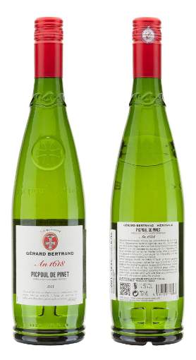 Picture of *AN 1618 HERITAGE PICPOUL DE PINET 0.75L 2021.G.BERTRAND -6/1-