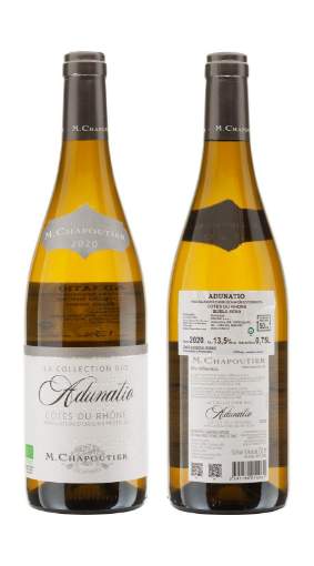 Picture of *ADUNATIO BLANC BIO 0,75L 2021. CHAPOUTIER