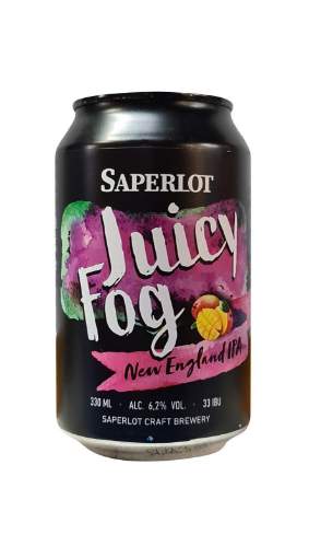 Picture of *PIVO SAPERLOT JUICY FOG 0.33L -24/1-  6.2%ALC NEIPA