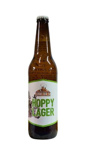 Picture of *PIVO CRAFTER'S HOPPY LAGER 0.50L -20/1-  5%ALC LAGER BOCA