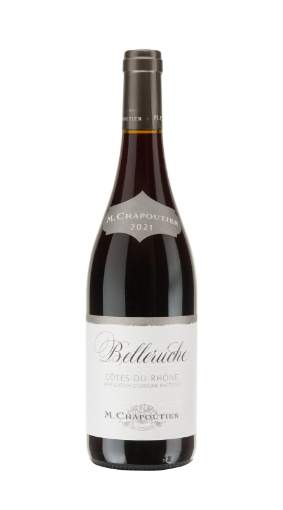 Picture of *BELLERUCHE ROUGE M.CHAPOUTIER GREN/SYRAH 0.75L ZOI SUHO 2020 -6/1-