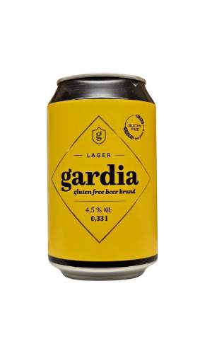 Picture of *PIVO GARDIA 0.33L GLUTEN FREE LAGER -24/1-  4.5%ALC LAGER LIMENKA