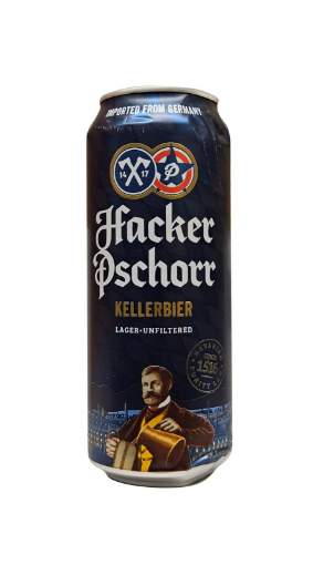 Picture of N-*PIVO HACKER-PSCHORR 0.50L KELLERBIER MUNCHENER  -24/1-  LIMENKA