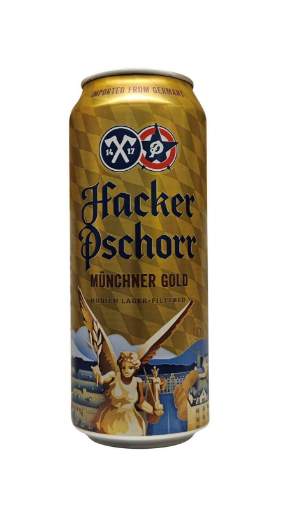 Picture of N-*PIVO HACKER-PSCHORR 0.50L GOLD MUNCHENER  -24/1-  LIMENKA