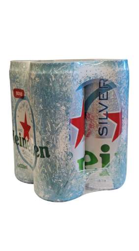 Picture of N-*PIVO HEINEKEN 0.33L SILVER 4-PACK -6/1-  LIMENKA