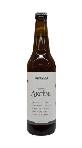 Picture of *PIVO PRIMARIUS AKCENT 0.50L -20/1-  4.7%ALC DDH APA