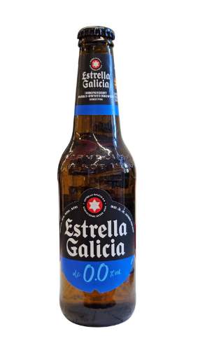 Picture of *PIVO ESTRELLA GALICIA 0.33L BEZ ALKOHOLA -24/1- BOCA