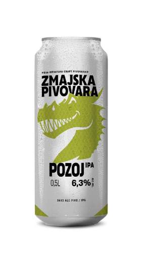 Picture of *PIVO ZMAJSKA 0.50L POZOJ -24/1-  6.3%ALC LIMENKA