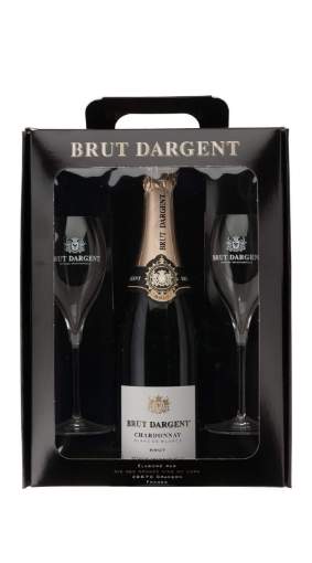 Picture of *PJENUŠAC BRUT DARGENT BLANC DE BLANCS BRUT 0,75L + 2 ČAŠE