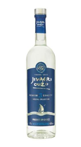 Picture of *OUZO JIVAERI PREMIUM TRIPLE DISTILLED 0,7L 40% -12/1-